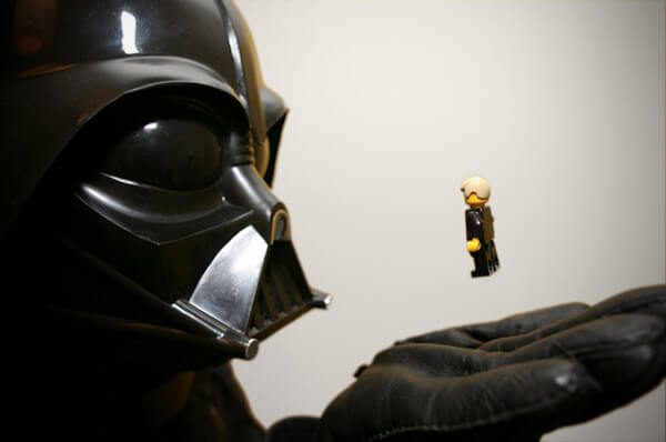 Face to face with Darth Vader in Lego - copyright Jonathan_W (@whatie) http://www.flickr.com/photos/s3a/